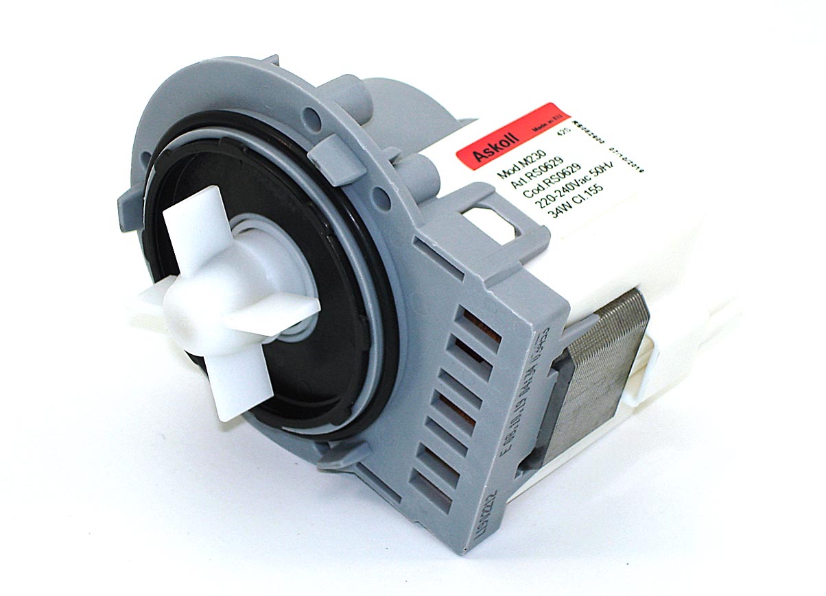 Насос сливной (помпа) Askoll 34 Вт M331/M230/M223 для стиральной машины Indesit, Ariston VER-1