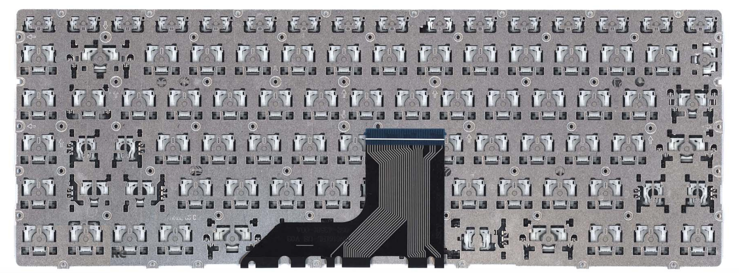 Клавиатура HP Envy 13-ad115ur серебристая, с подсветкой, OEM