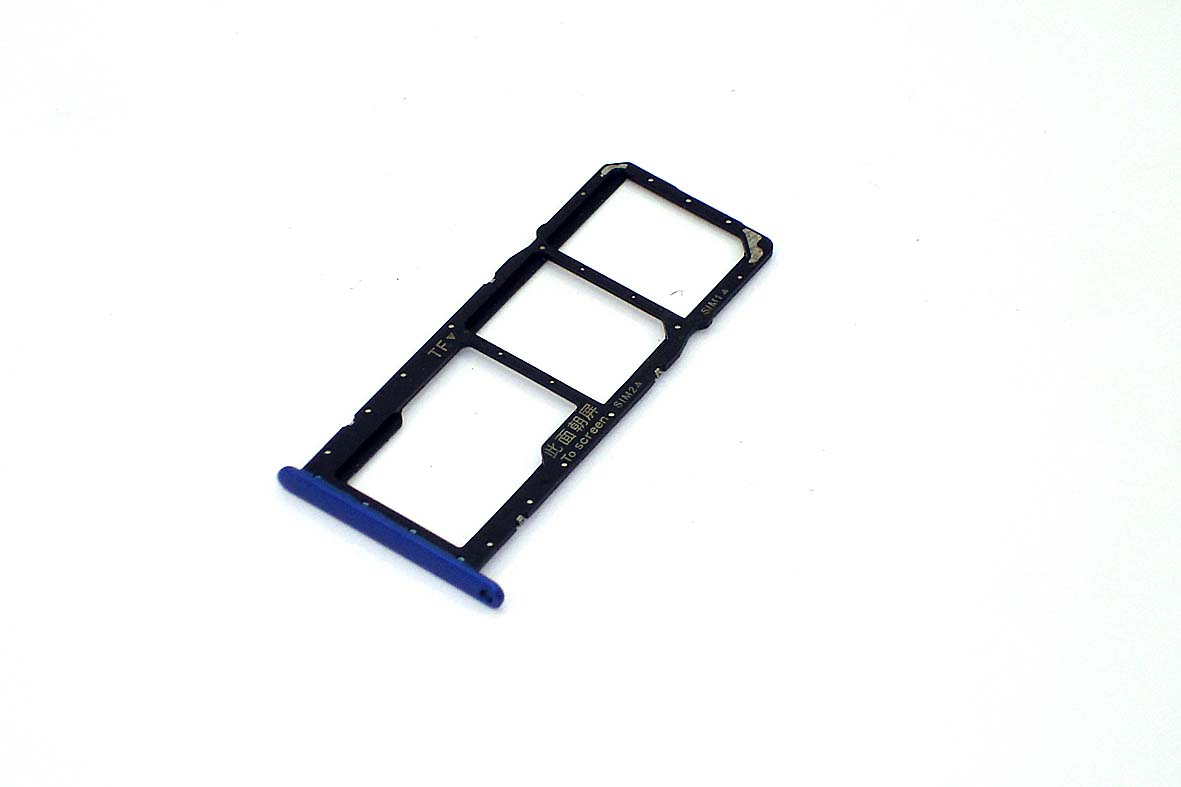 Лоток для SIM-карты Huawei Honor 8X синий