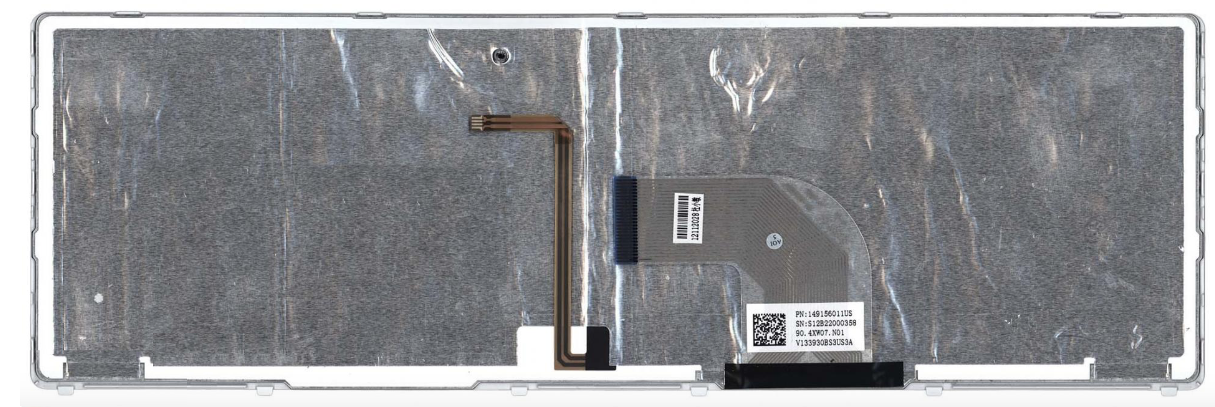 Клавиатура Sony VAIO SVE1713DCXB белая рамка с подсветкой, OEM