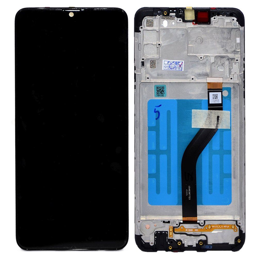 Дисплей Samsung SM-A207F/Galaxy A20s + тачскрин в рамке черный Oриг 100%