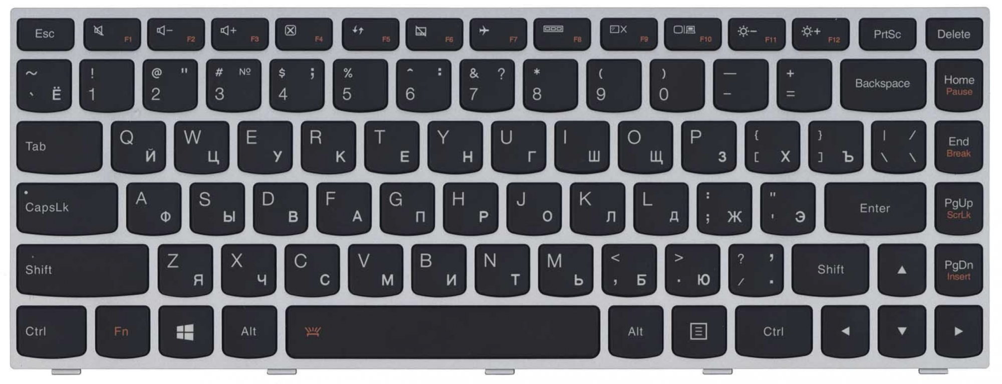 Клавиатура Lenovo IdeaPad Flex G40-80 OEM