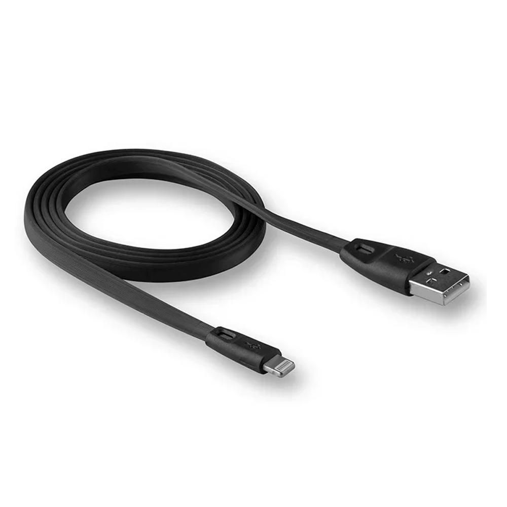 Кабель USB - Lightning 8-pin WALKER C320 черный (1м)