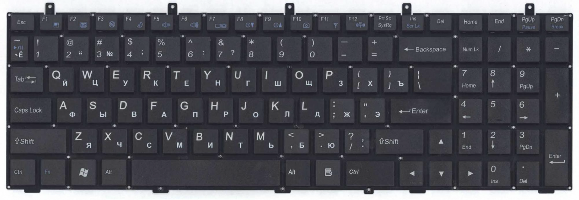 Клавиатура DNS 0123975 плоский Enter, OEM