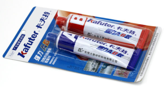 Клей двухкомпонентный (жидкая сварка) Kafuter белый 70 грамм