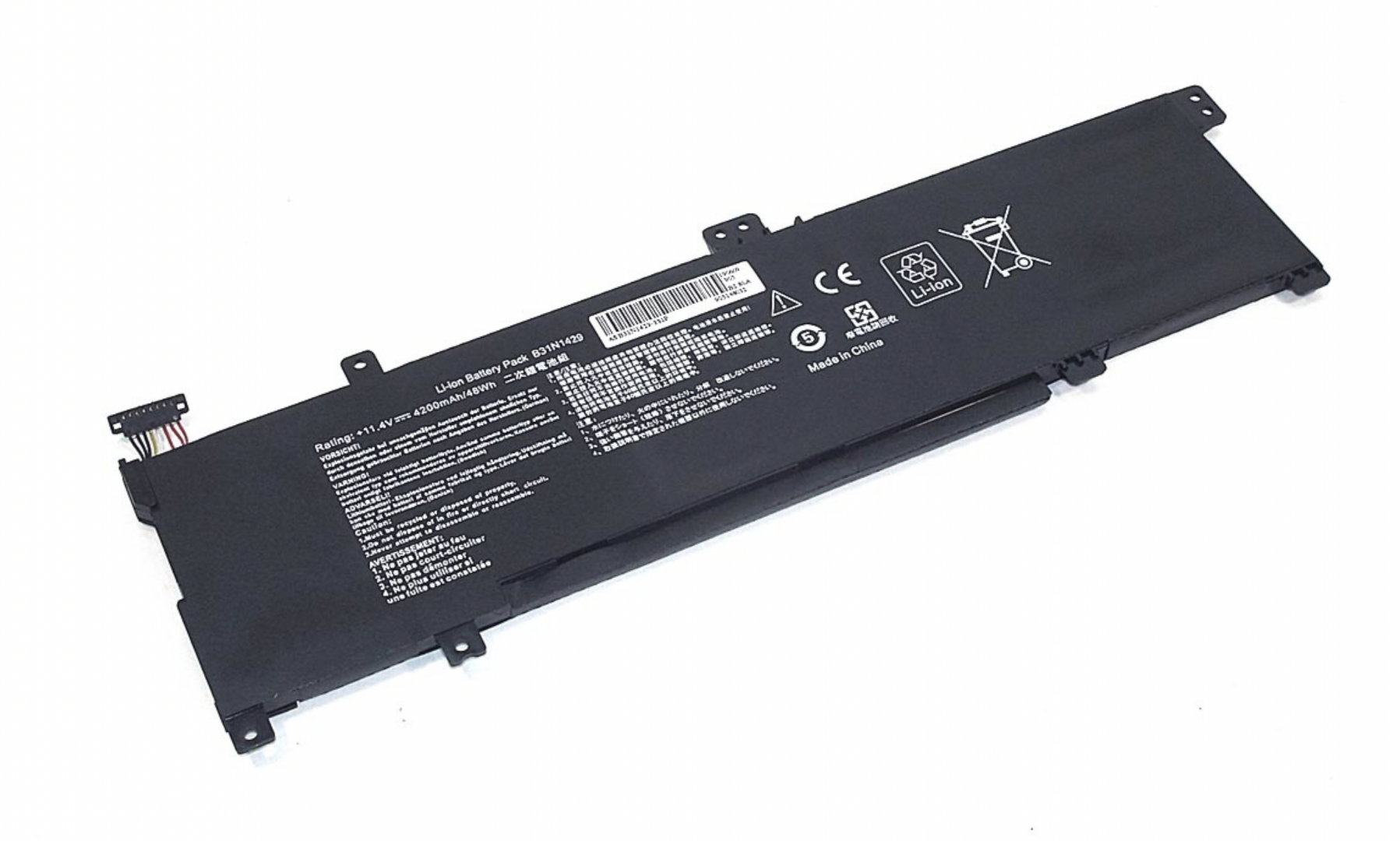 Аккумулятор ASUS K501UB 11.4V, 48Wh, OEM