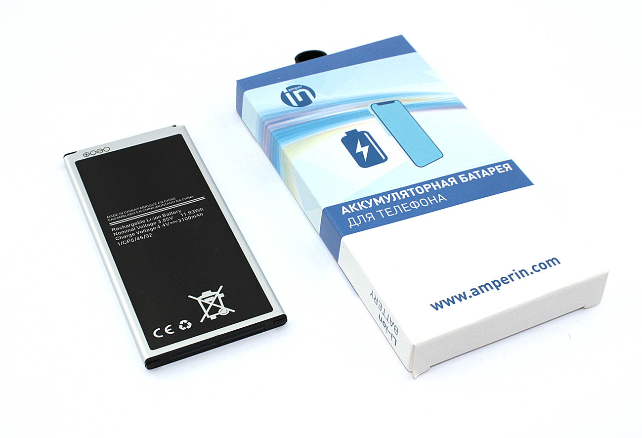 Аккумуляторная батарея Amperin для Samsung Galaxy J5 SM-J510F (EB-BJ510CBE) 3100mAh