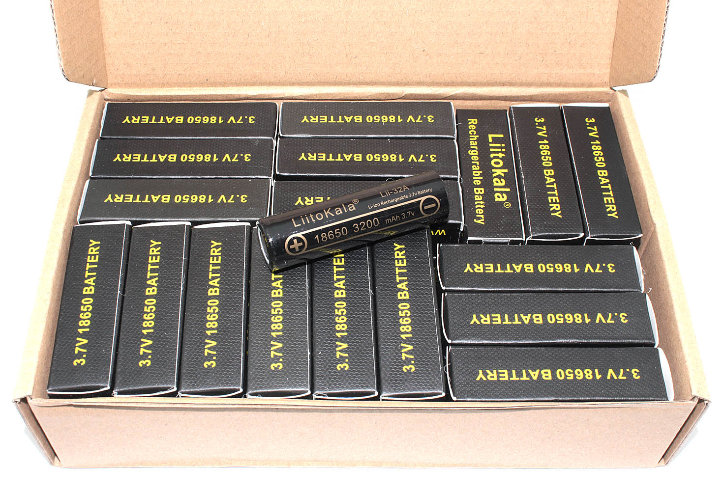 Аккумулятор типа 18650 Li-Ion LiitoKala Lii-32A 3200mAh, 3.7V, упаковка 36 штук