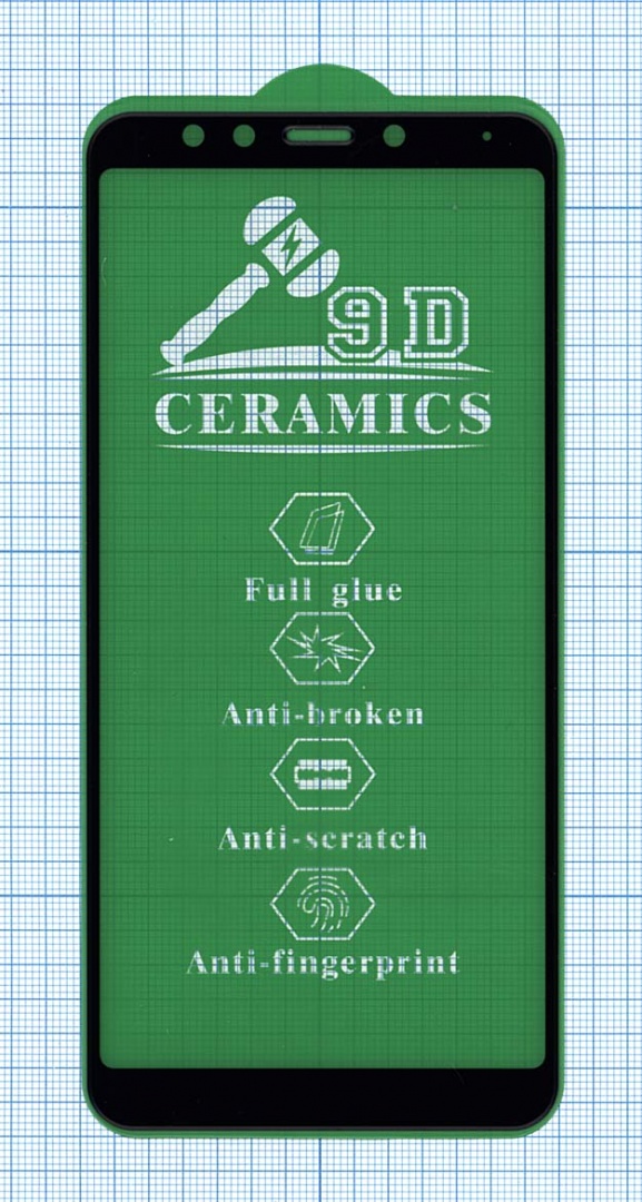 Керамическая пленка (стекло) для Xiaomi Redmi 5 черная