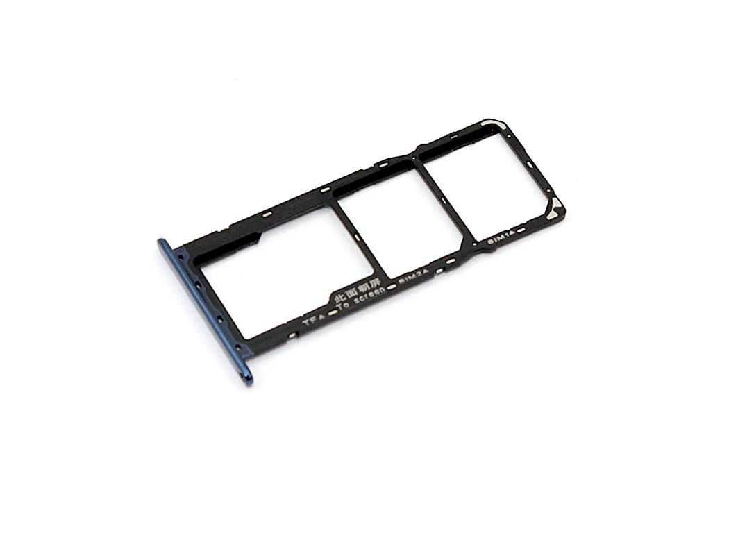 Лоток для SIM-карты Huawei Y6 2018 синий