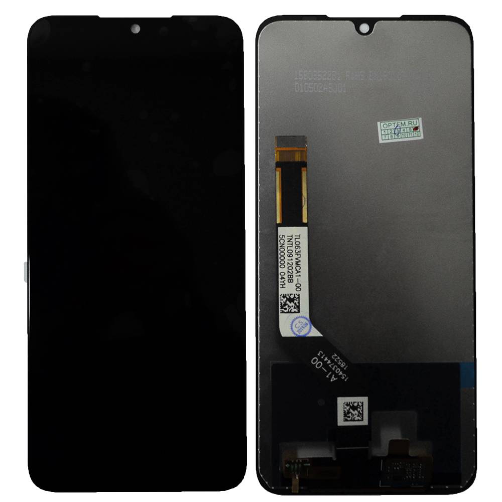 Дисплей Xiaomi Redmi Note 7 + тачскрин черный (матрица orig)