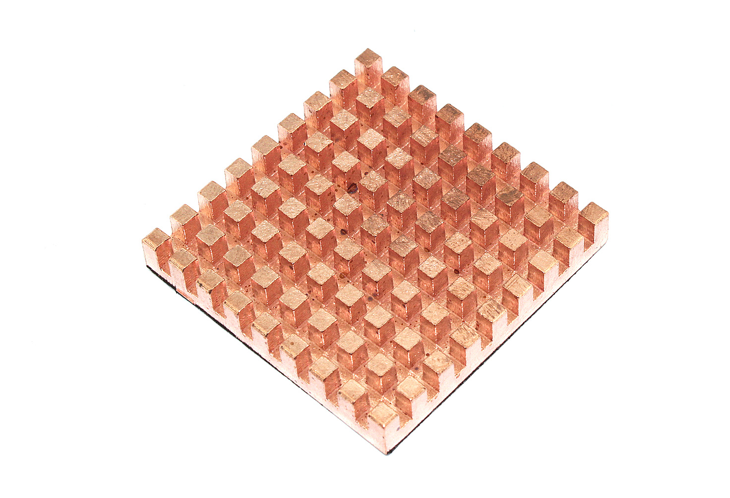 Медный радиатор 40х40х6мм с термоскотчем 3M 9448A