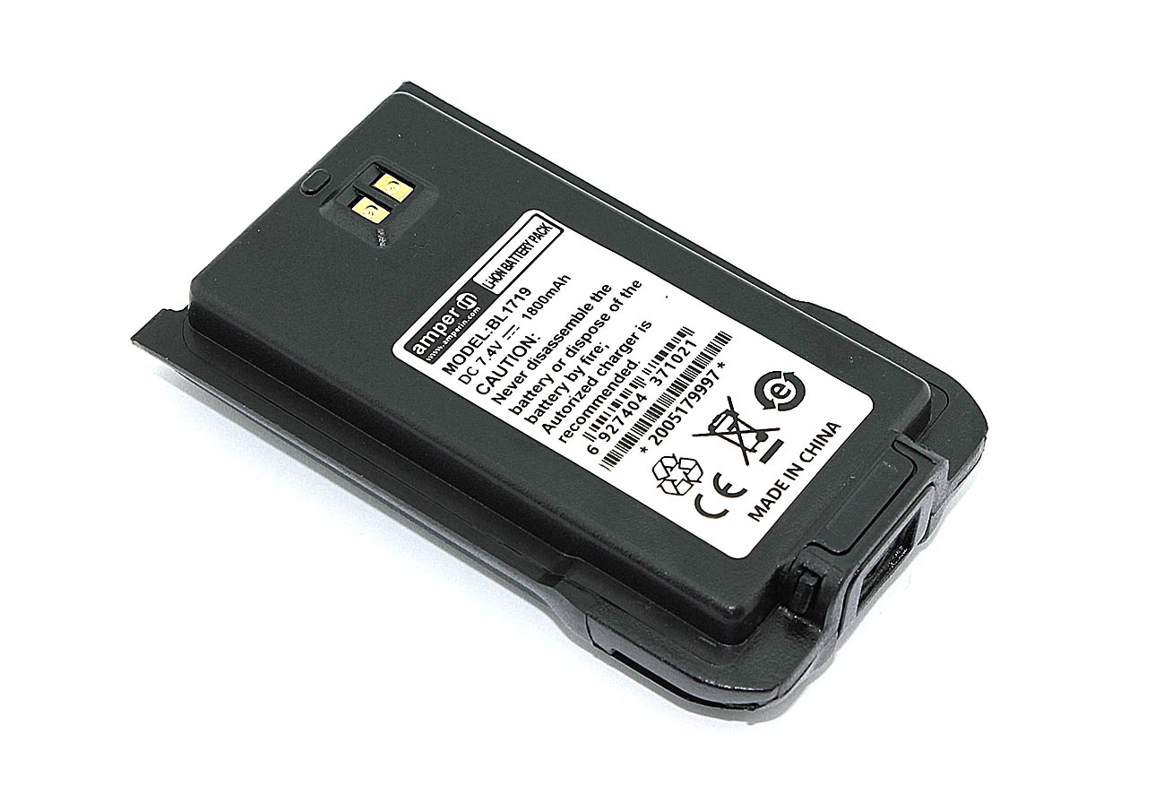 Аккумулятор Amperin для Hytera HYT TC-580 (BL1301, BL1719) 1800mah 7,4V Li-ion