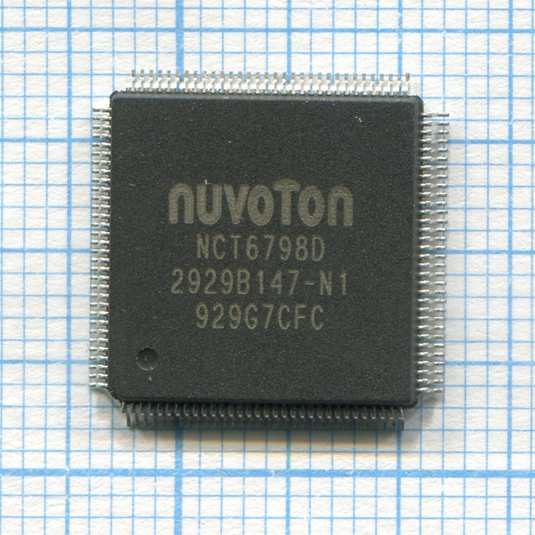 Мультиконтроллер NCT6798D QFP-128 с разбора