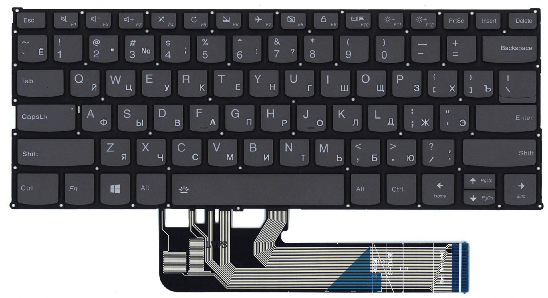 Клавиатура LENOVO Thinkbook 13s с подсветкой, OEM