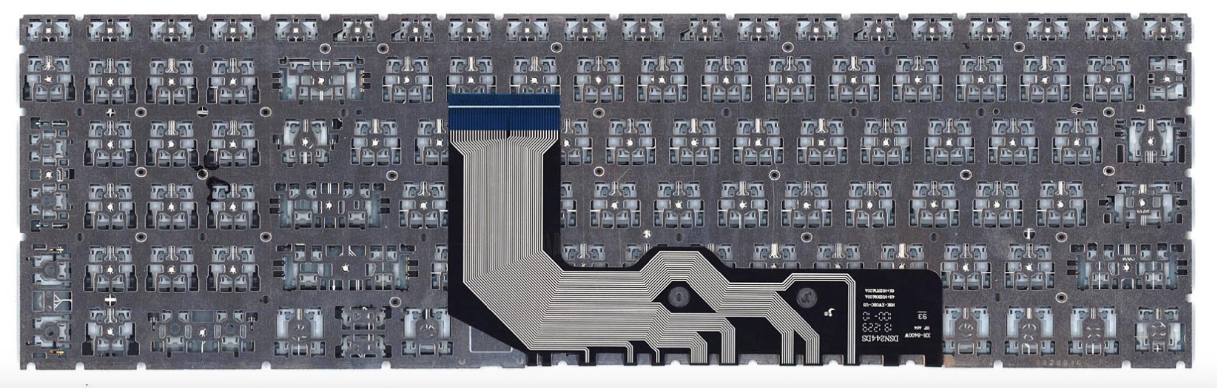 Клавиатура HP Envy 17-CG серебристая, с подсветкой, OEM