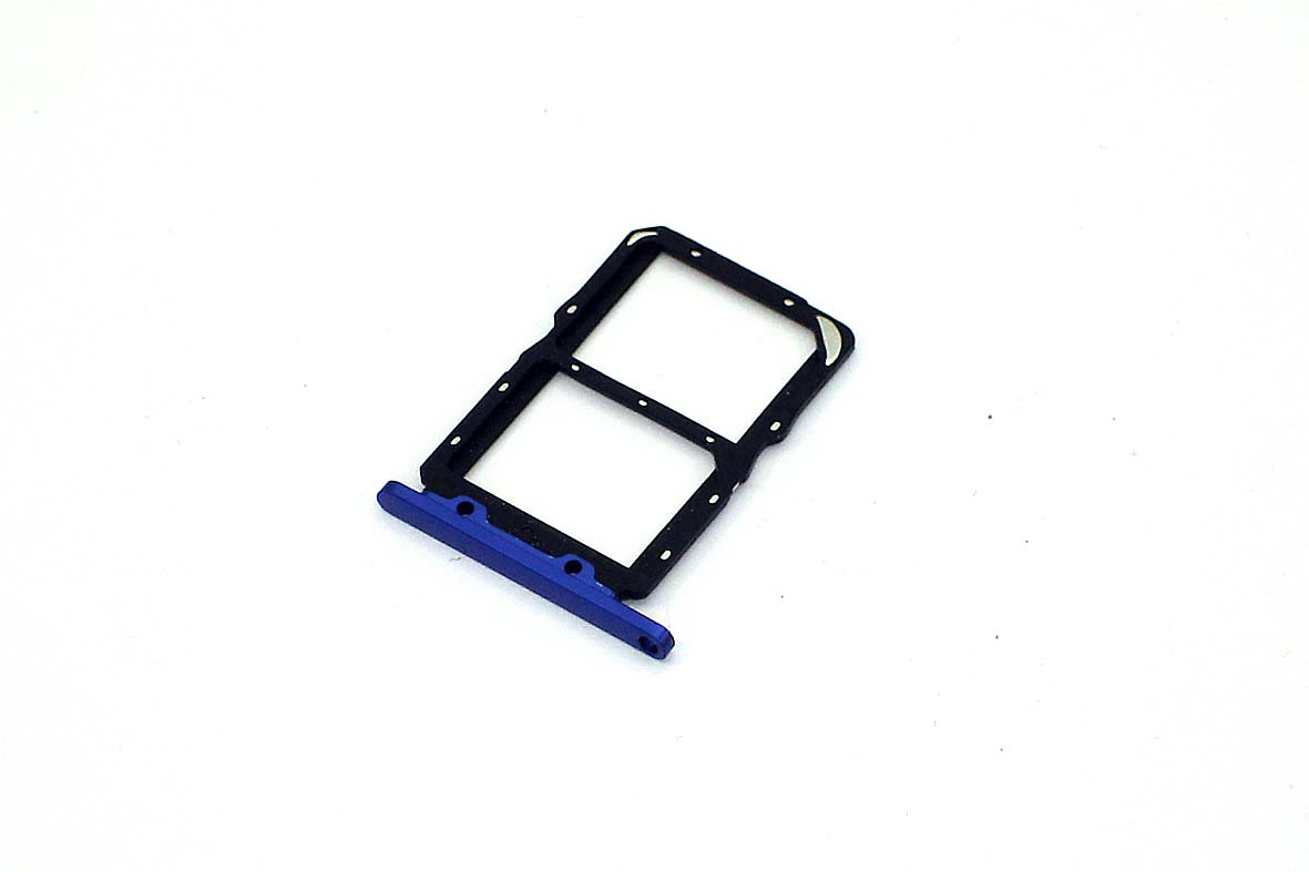 Лоток для SIM-карты Huawei Honor 20/20S/Nova 5T синий