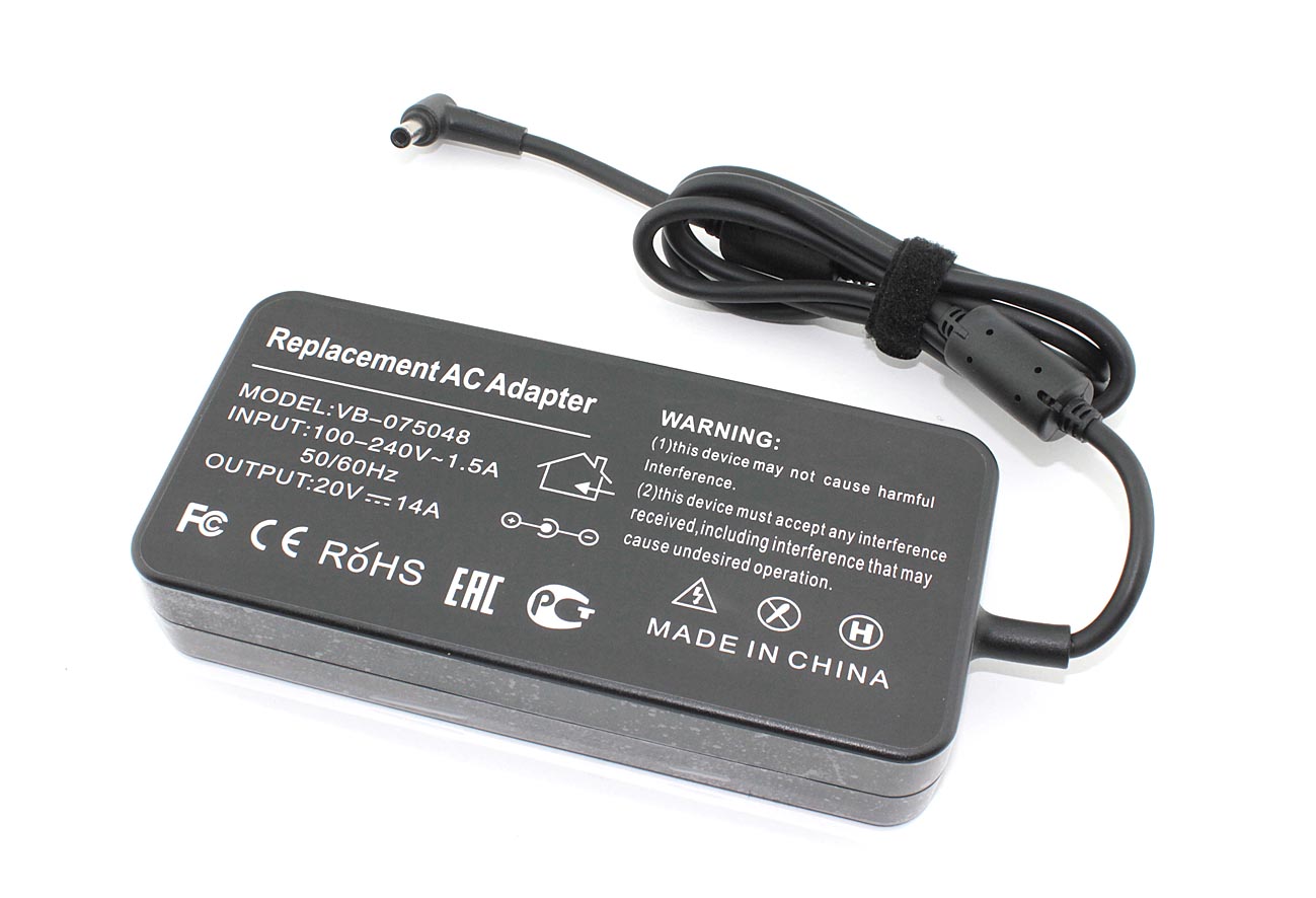 Блок питания (сетевой адаптер) для ноутбуков Asus 20V 14A 6,0*3,7mm 280W OEM