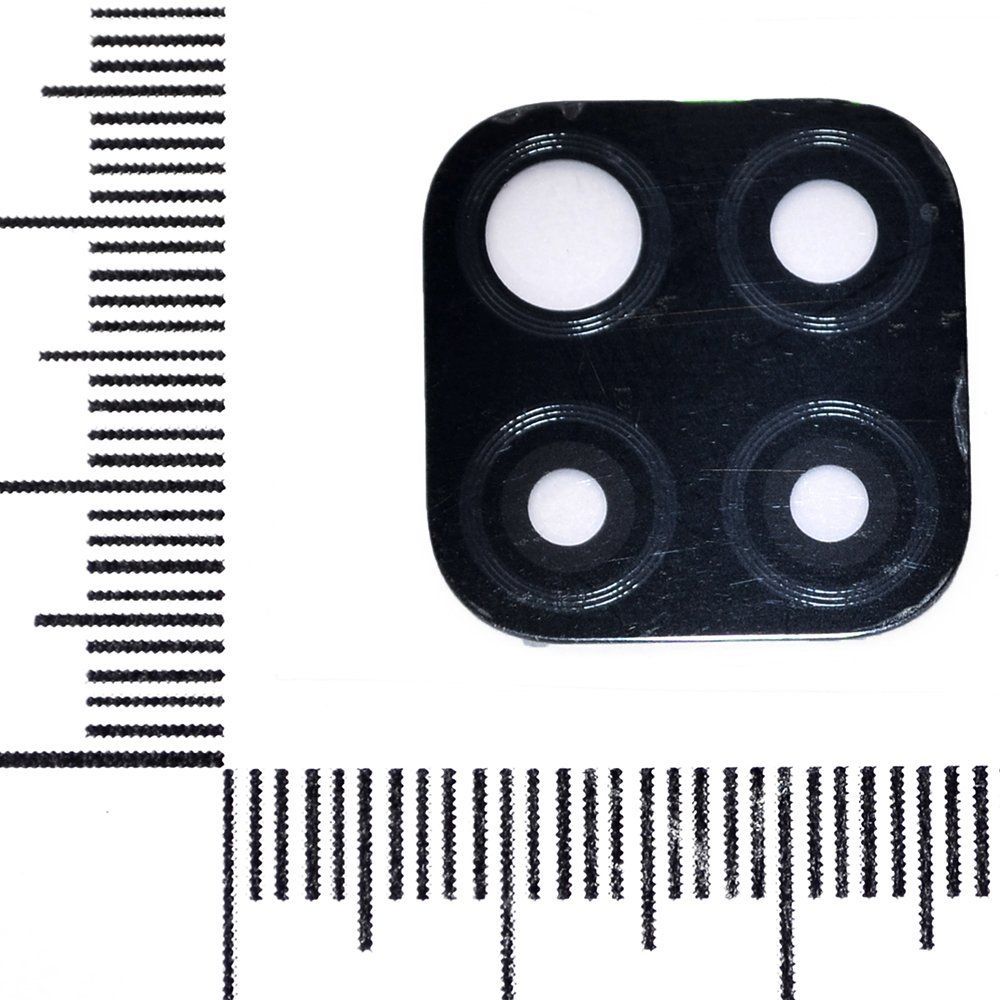 Стекло Huawei P40 Lite задней камеры черный