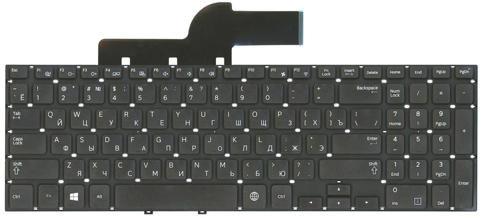 Клавиатура Samsung NP550P5C-S01RU OEM