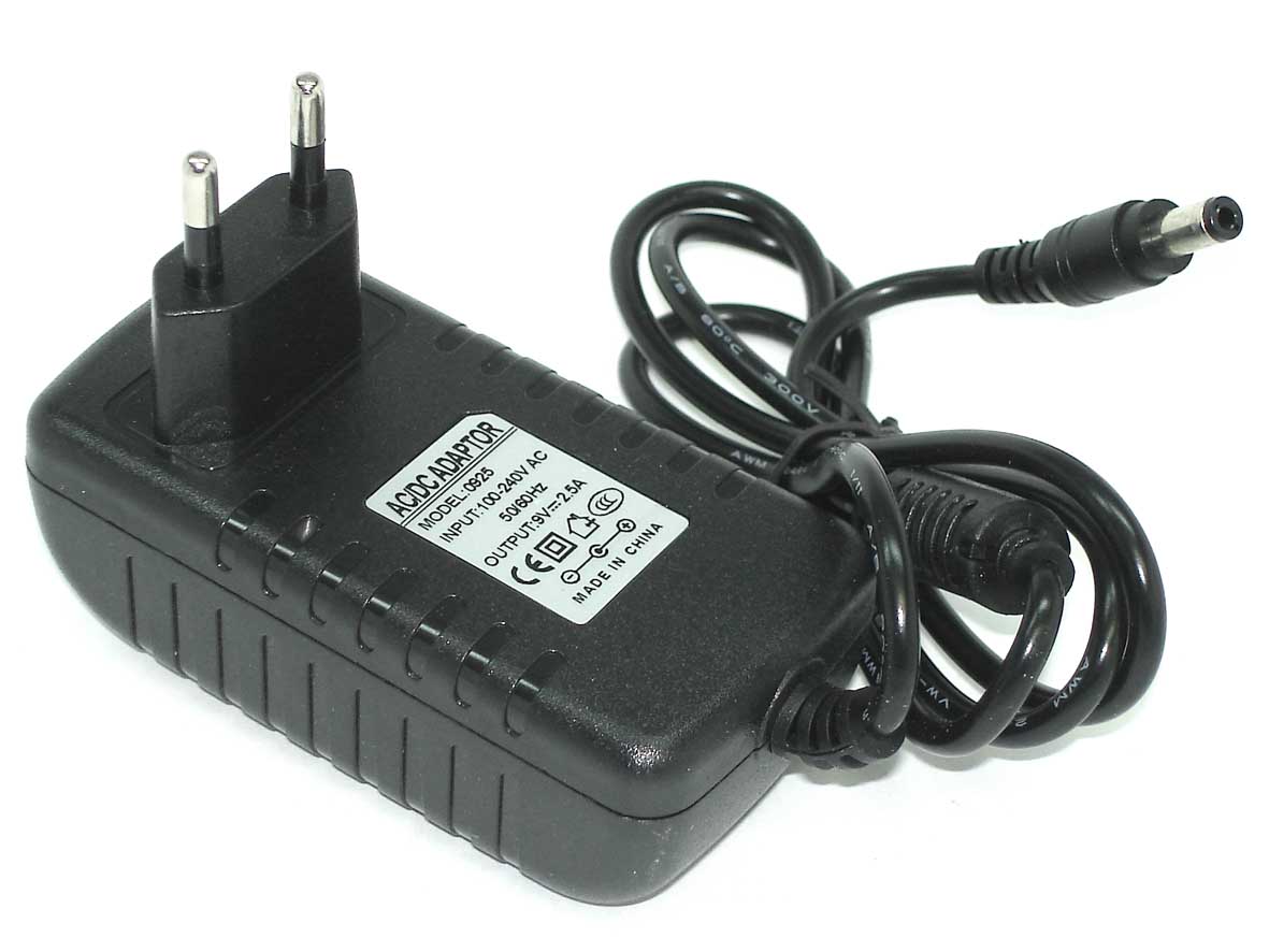 Блок питания (сетевой адаптер) 9V 2.5A 5.5x2.1