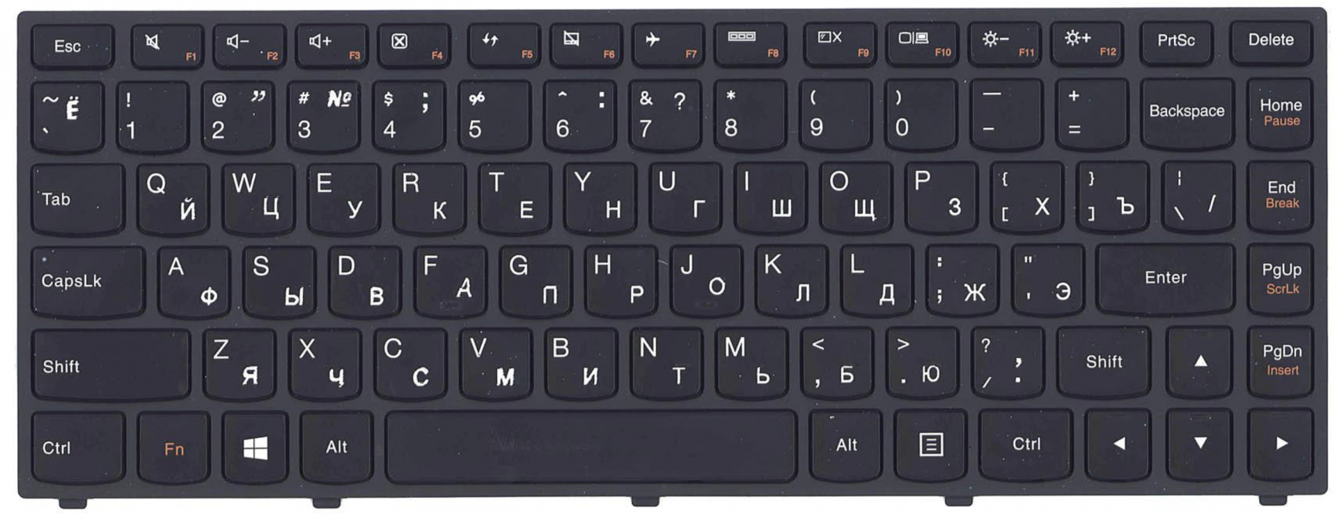 Клавиатура Lenovo IdeaPad Yoga 13 OEM