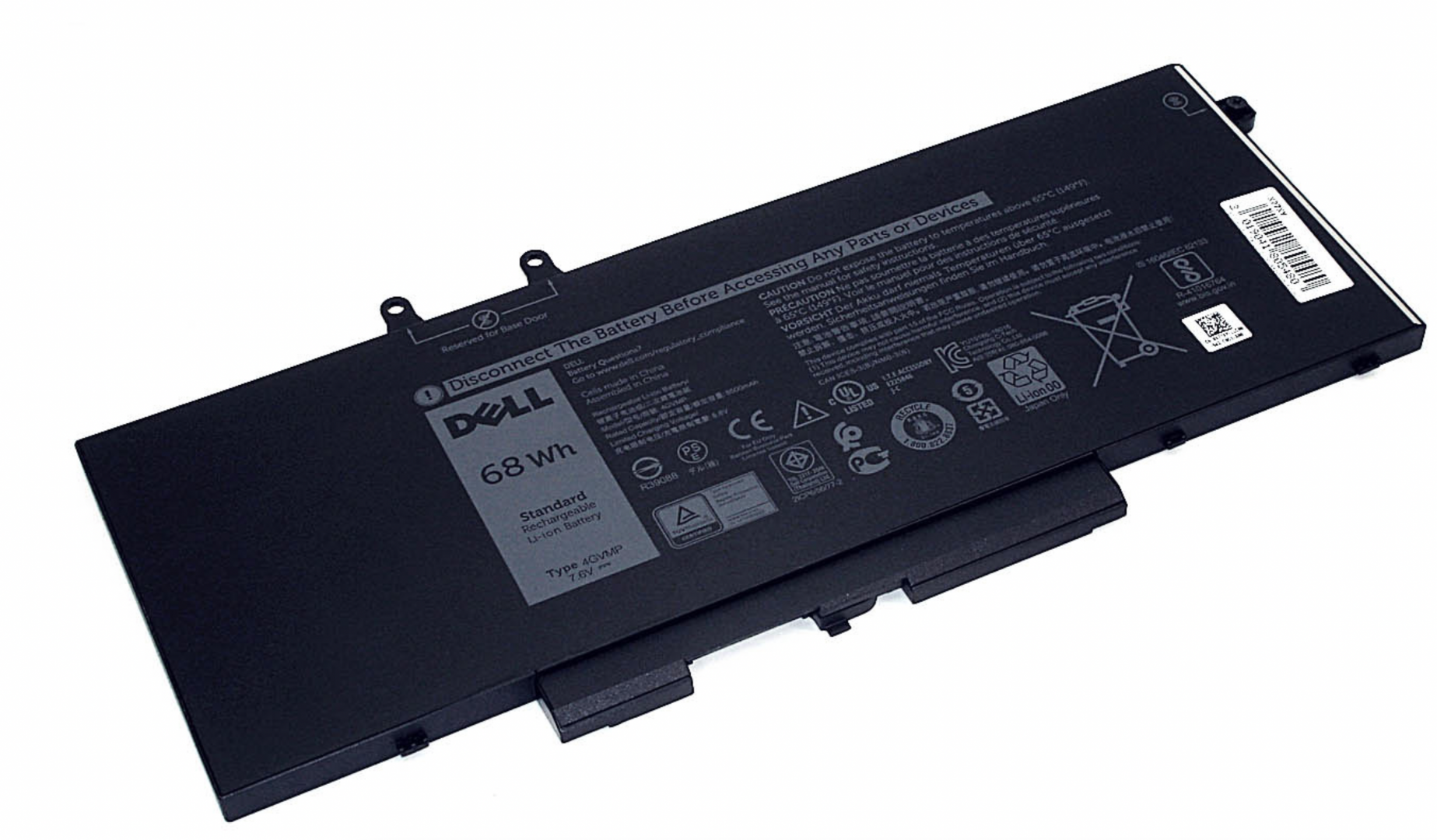 Аккумулятор DELL Precision 3540, 3540-4012 7.6V, 8500mAh, Original