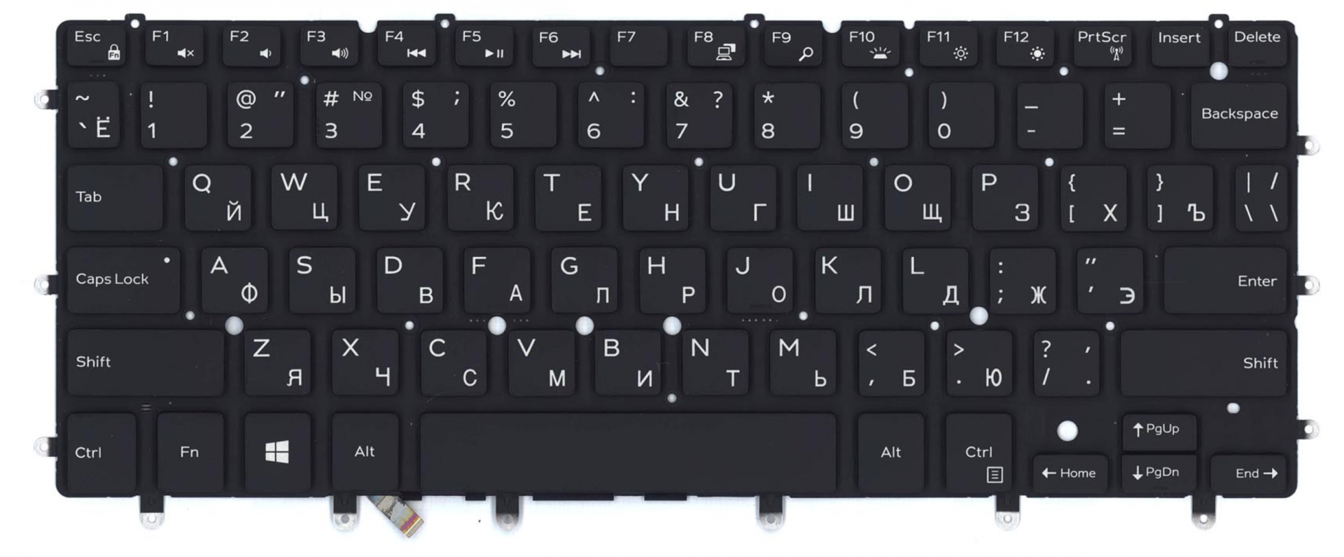 Клавиатура DELL Precision 5530, 5530-6917 с подсветкой, OEM