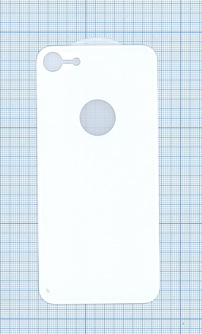 Защитное заднее стекло для iPhone 7/8  белое