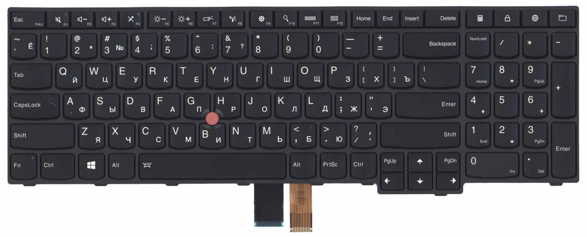 Клавиатура Lenovo ThinkPad Edge E550 с подсветкой, Original