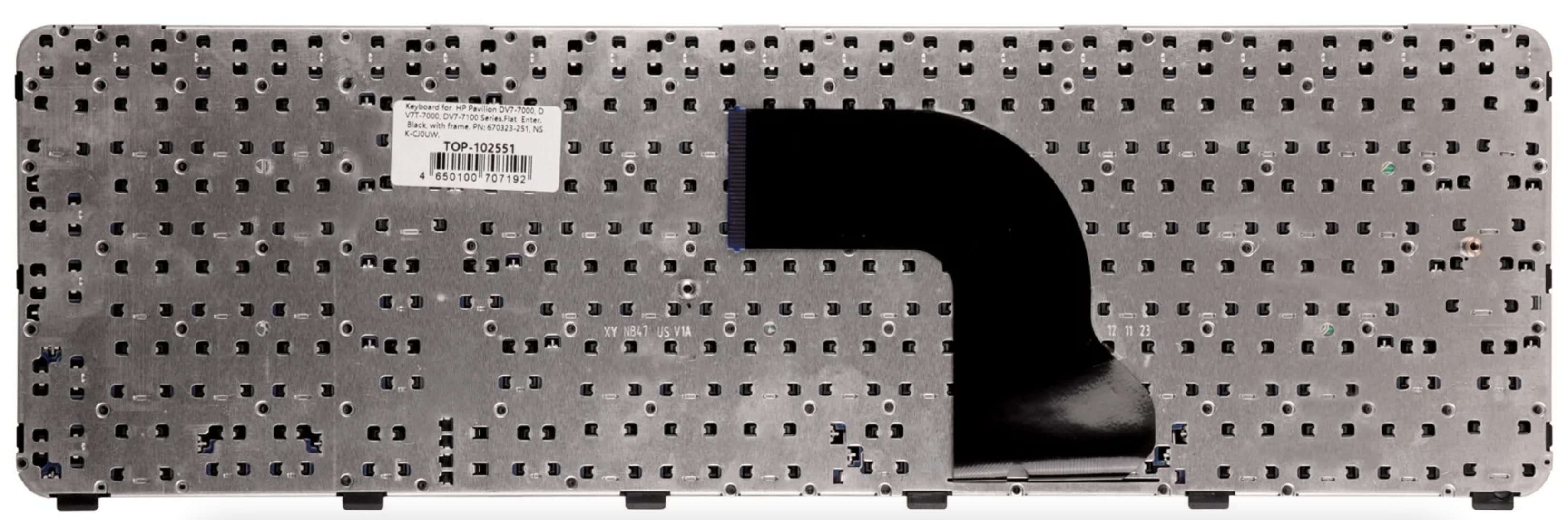 Клавиатура HP Pavilion dv7-7002sr чёрная OEM
