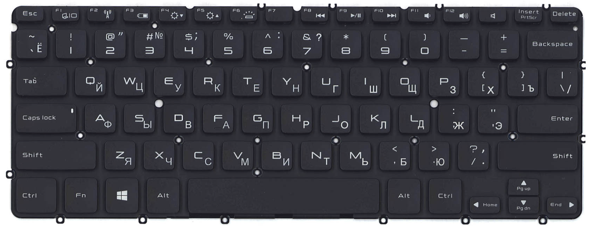 Клавиатура Dell XPS 13Z с подсветкой, OEM