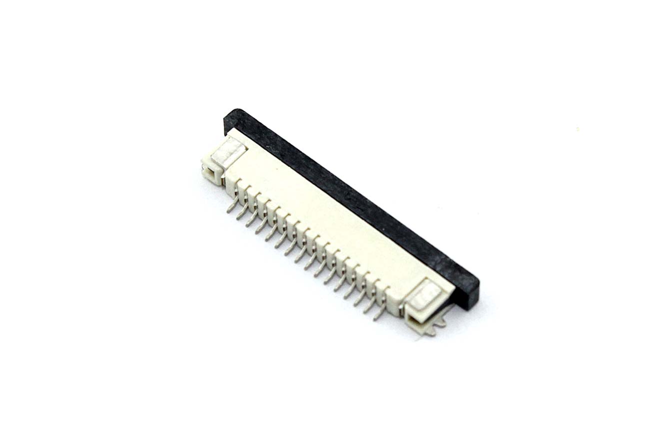 Разъем FPC  Half Coverage Bottom Contact 0.8K-BX-16PWB 16 pin высота 2мм шаг 0,8мм