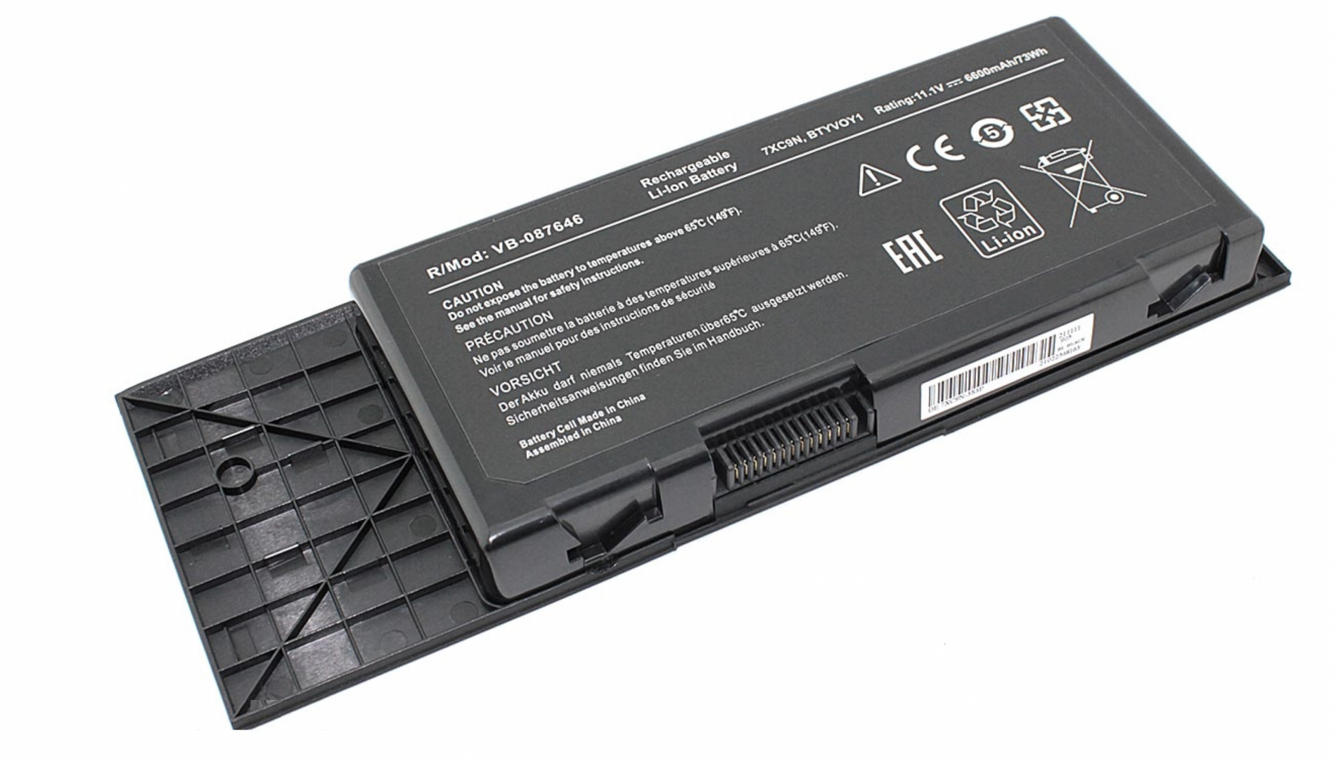 Аккумулятор DELL Alienware M17x 11.1V, 6600mAh, OEM