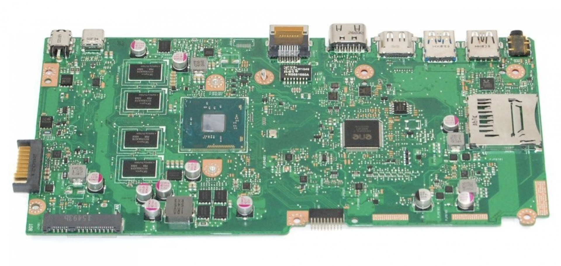 Материнская плата Asus F540B + Intel Celeron N3350 + 2GB