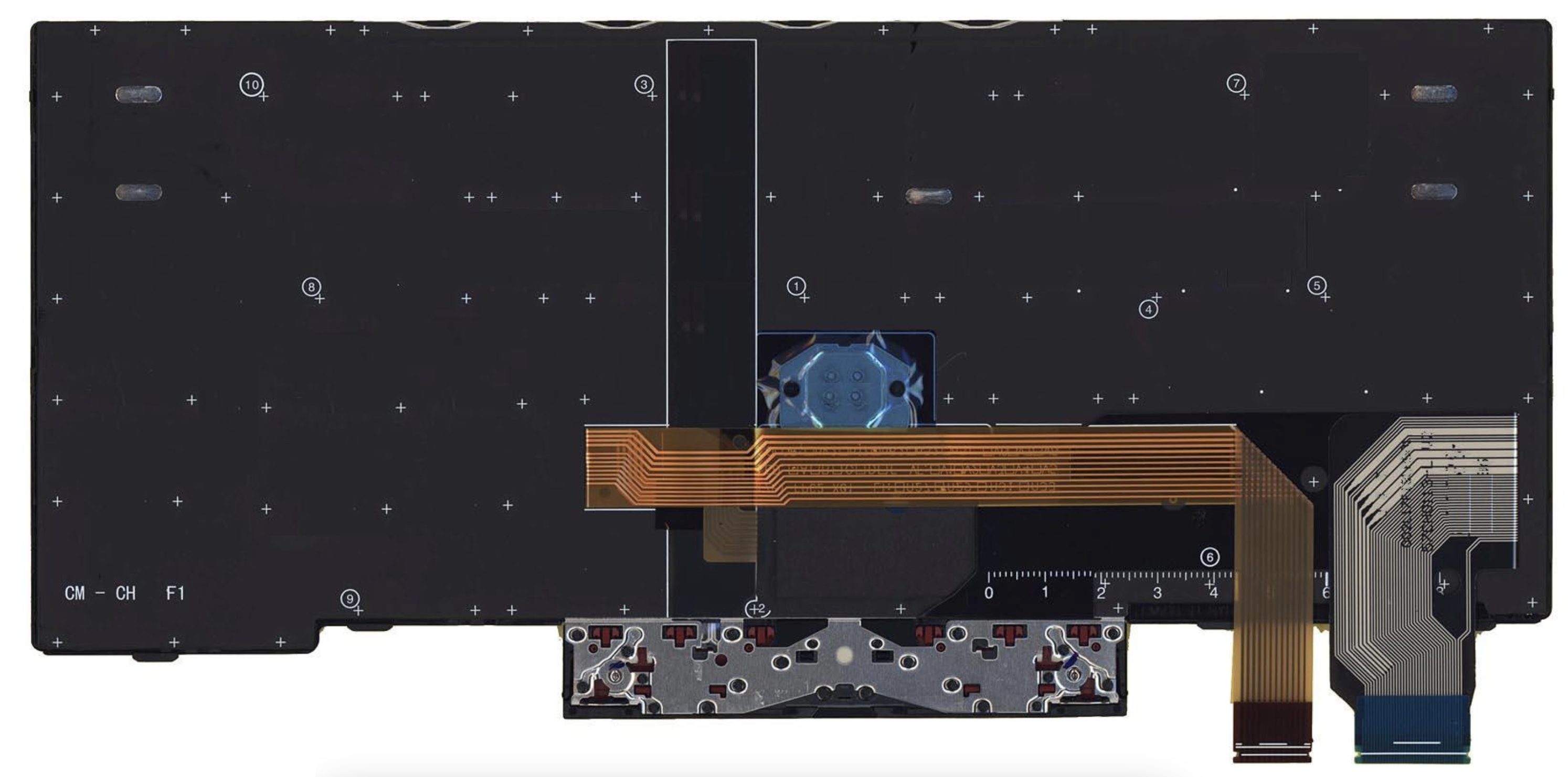 Клавиатура Lenovo ThinkPad X280 (20KF001NRT) с подсветкой, с указателем, OEM