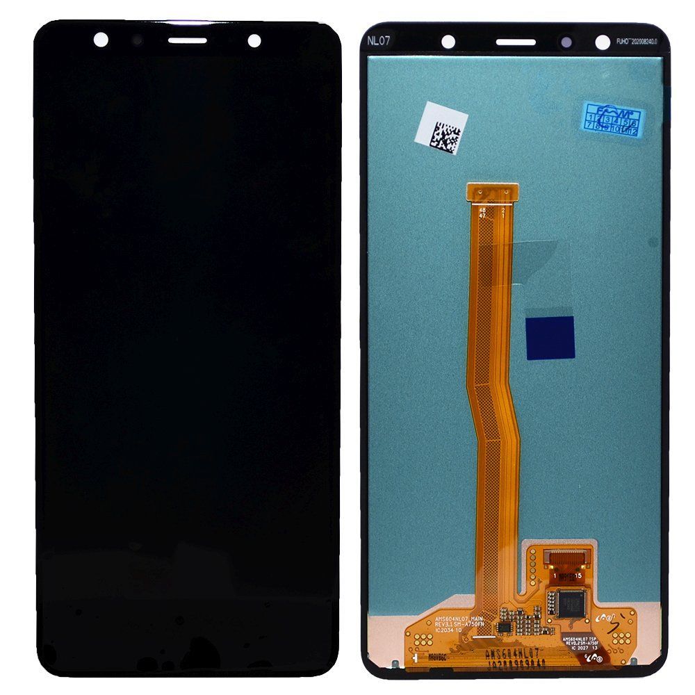 Дисплей Samsung SM-A750/Galaxy A7 (2018) + тачскрин черный Oриг 100%