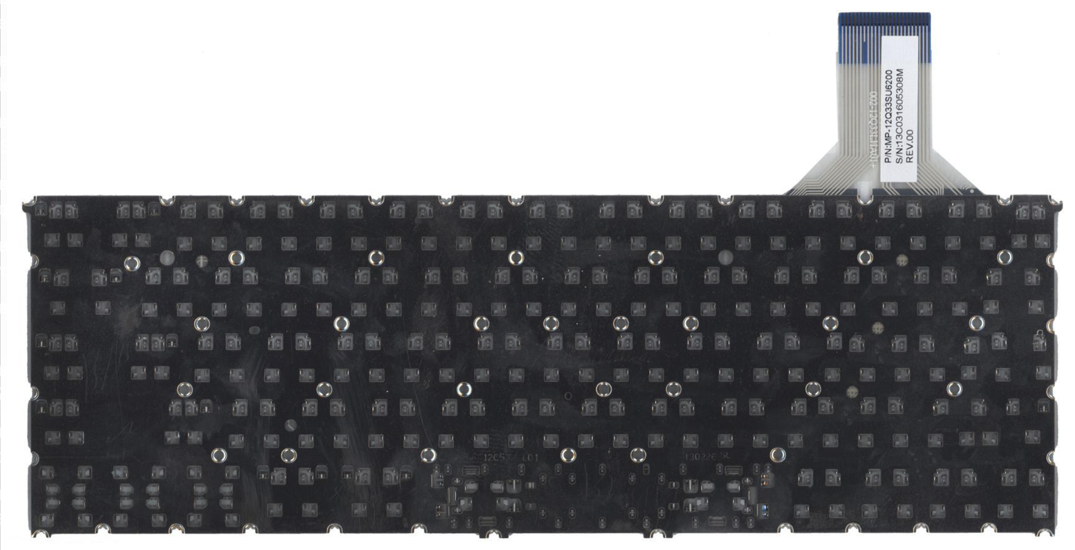 Клавиатура Acer Aspire S7-391 серебристая, OEM