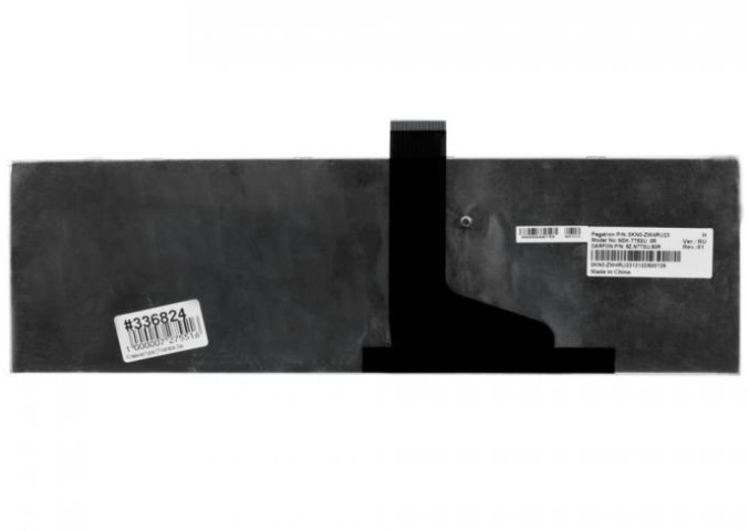 Клавиатура Toshiba Satellite C855 белая, без рамки, OEM