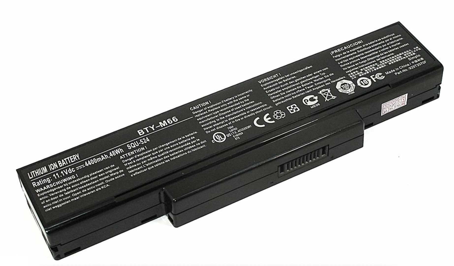 Аккумулятор MSI GX660 11.1V, 4400mAh, Original