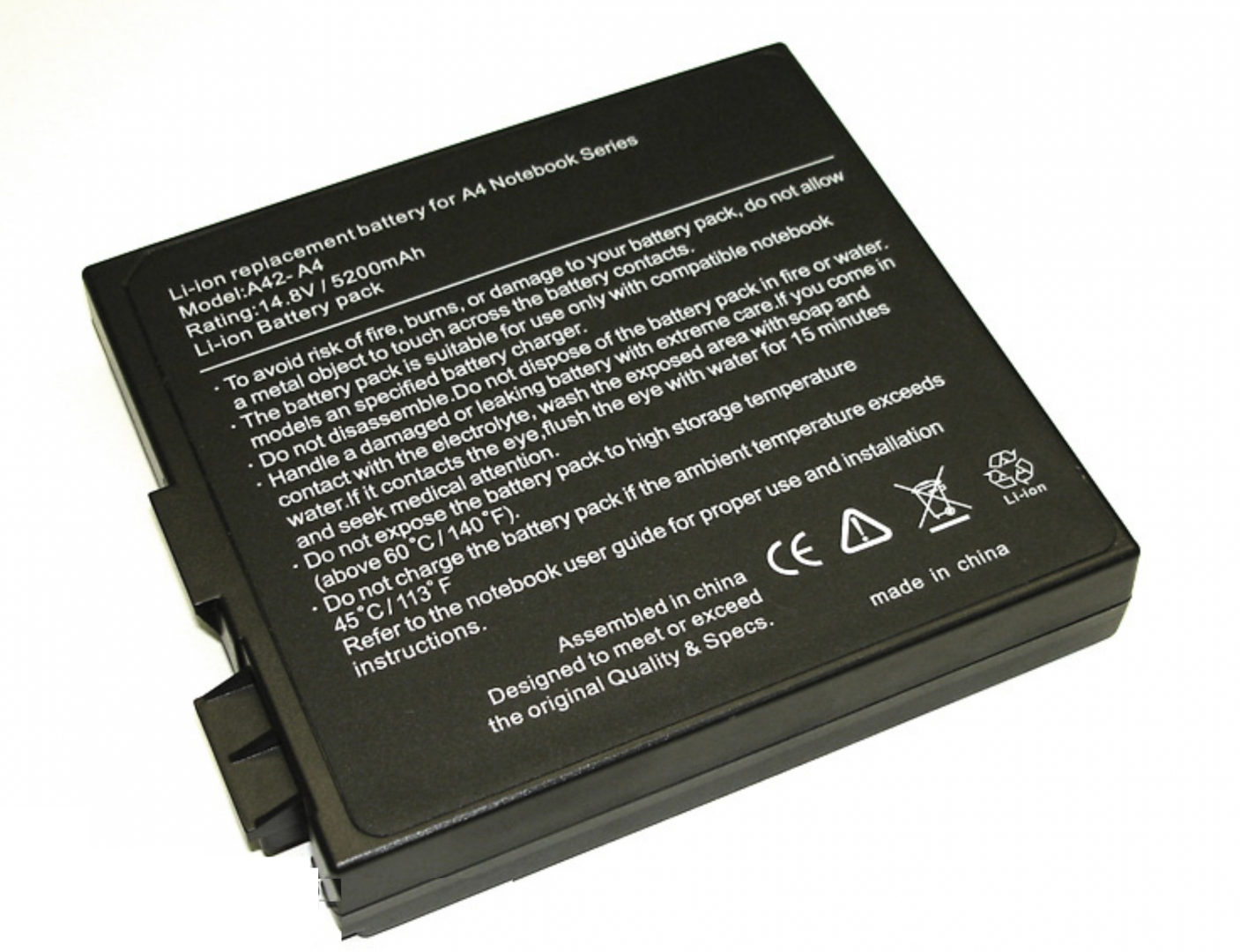 Аккумулятор Asus A4000 14.8V, 5200mAh, OEM