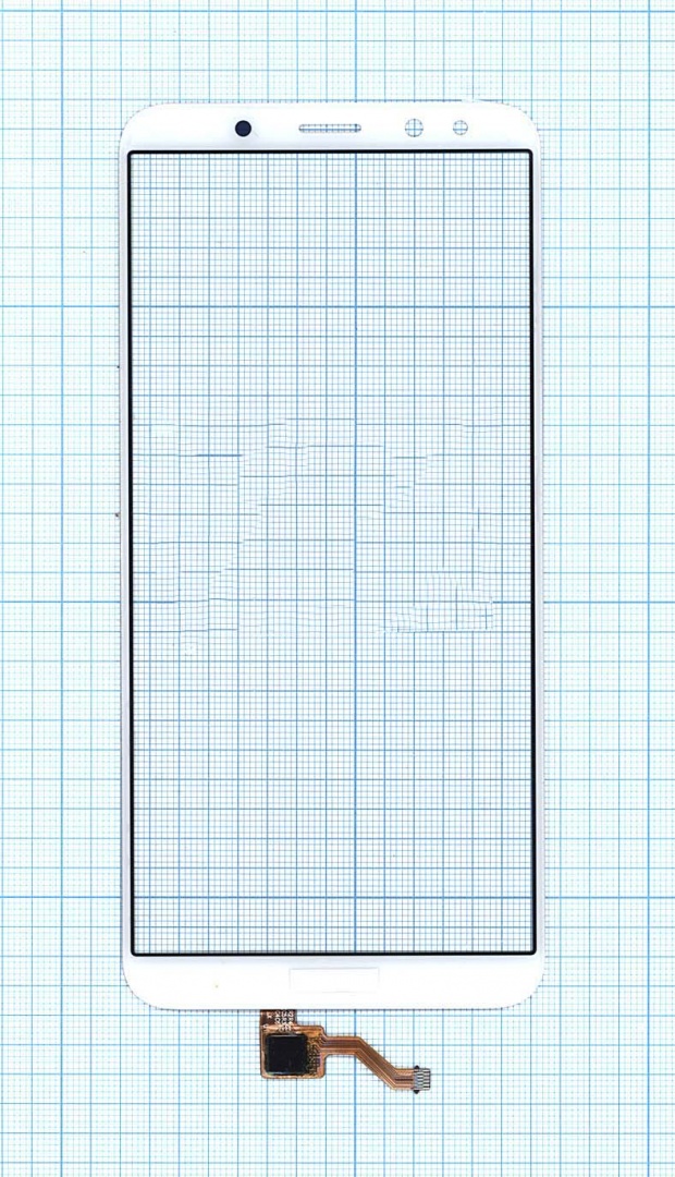 Сенсорное стекло (тачскрин) для Huawei Nova 2i белое