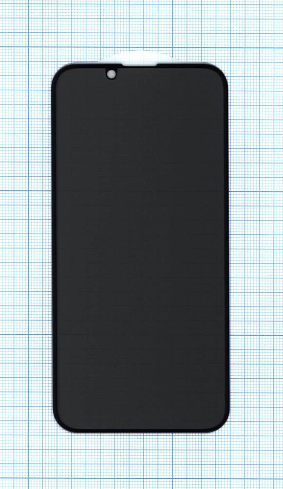 Защитное стекло Privacy "Анти-шпион" для Apple iPhone 13 mini черное