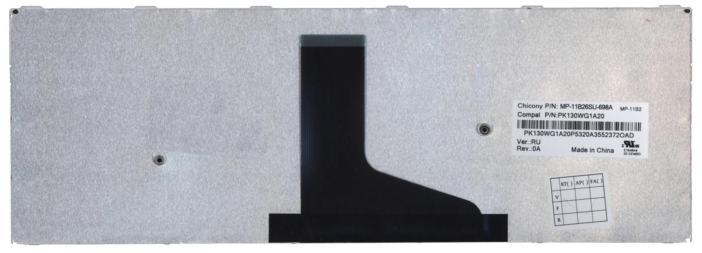 Клавиатура Toshiba Satellite C40-A OEM