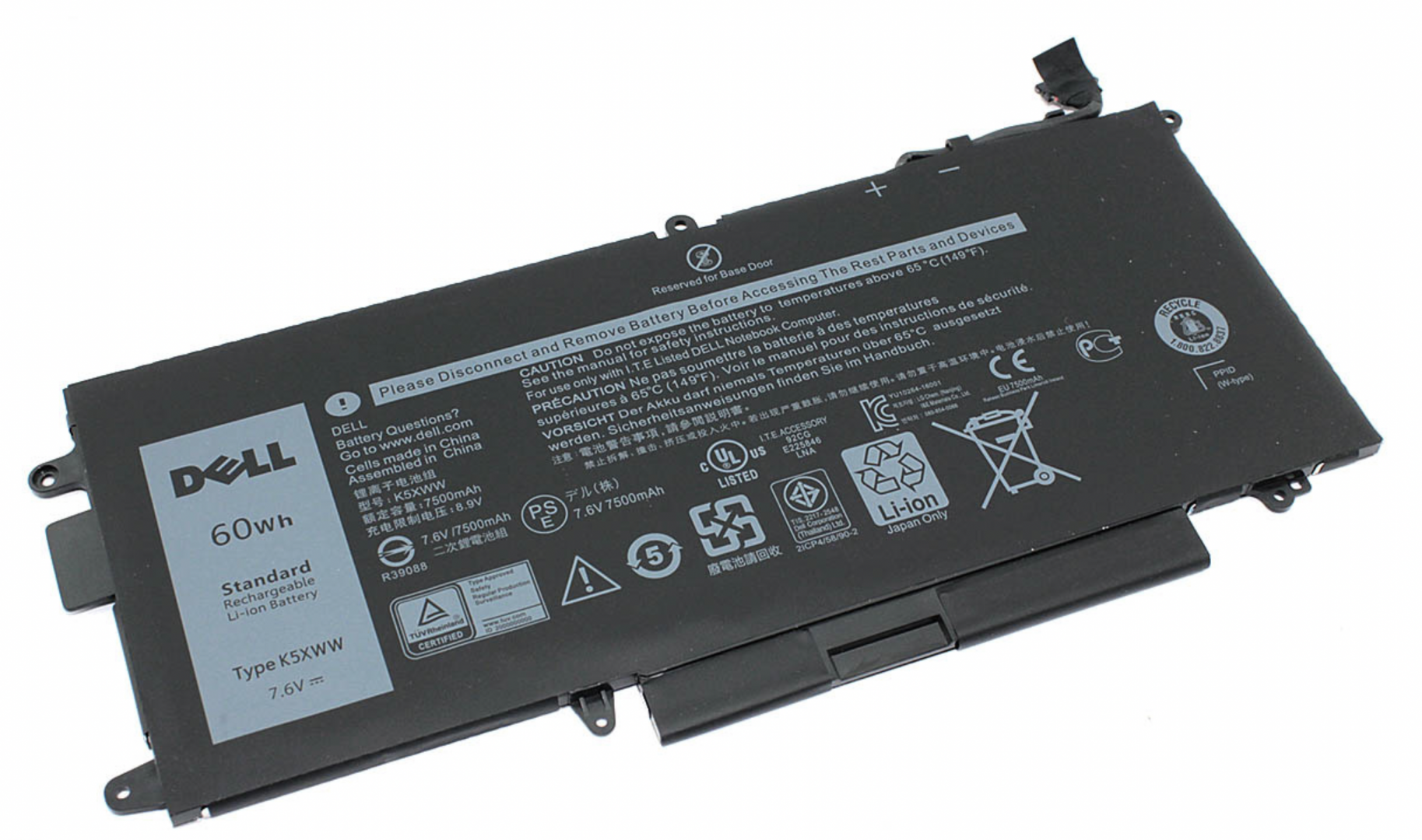 Аккумулятор Dell Latitude 5289 11.4V, 3940mAh, Original