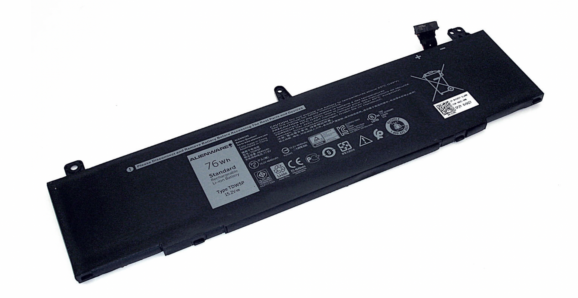 Аккумулятор DELL Alienware 13 (ALW13C-D2738) 1.2V, 4820mAh, Original