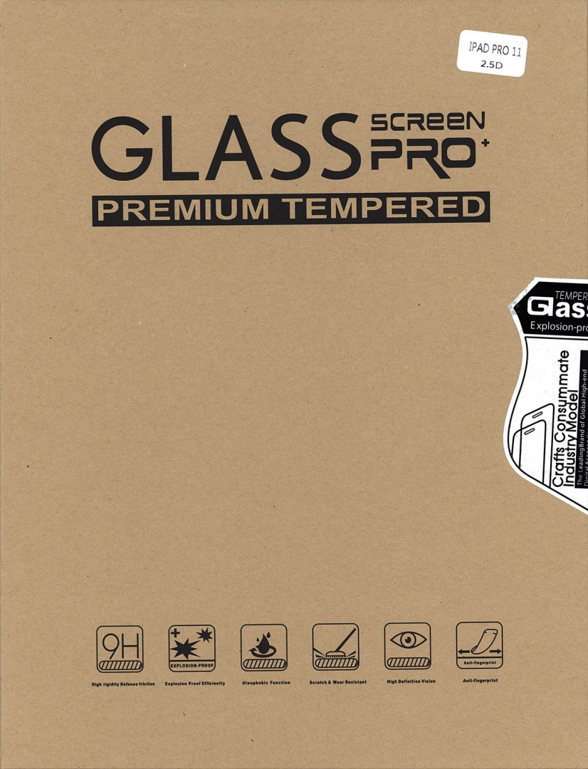 Защитное стекло iPad Pro 11.0 (2020) 2,5D