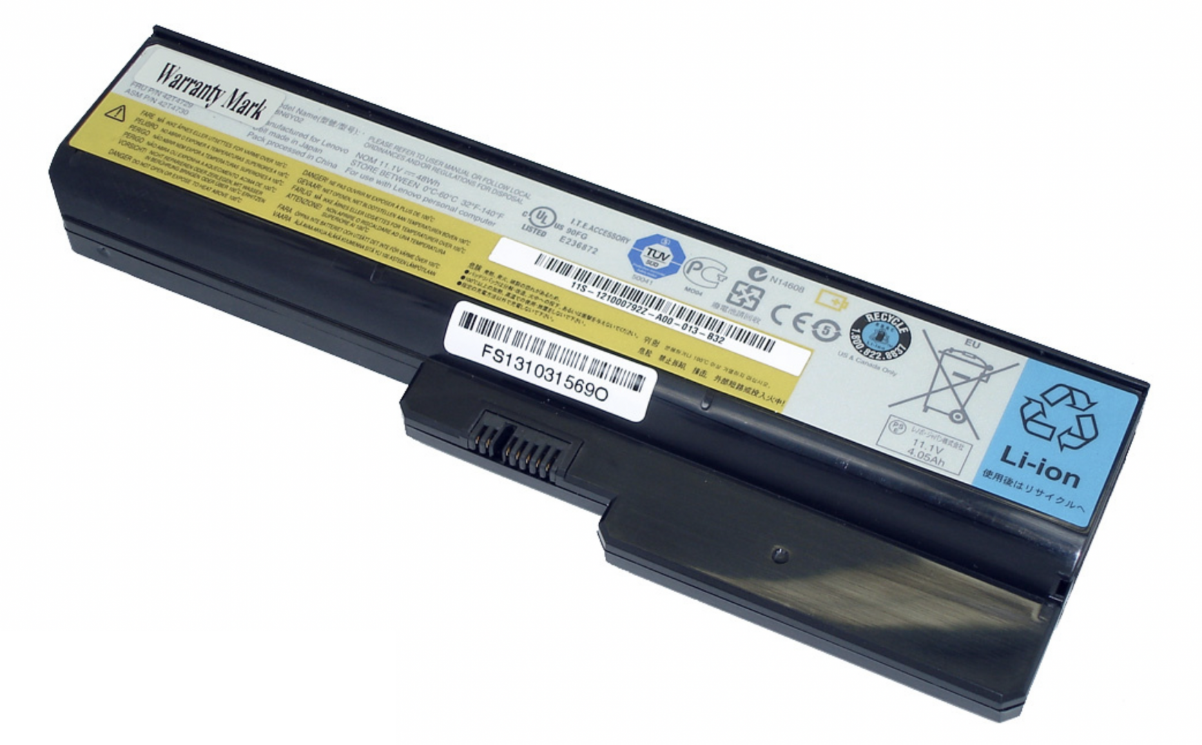 Аккумулятор Lenovo IdeaPad G430 11.1V, 48Wh, Original