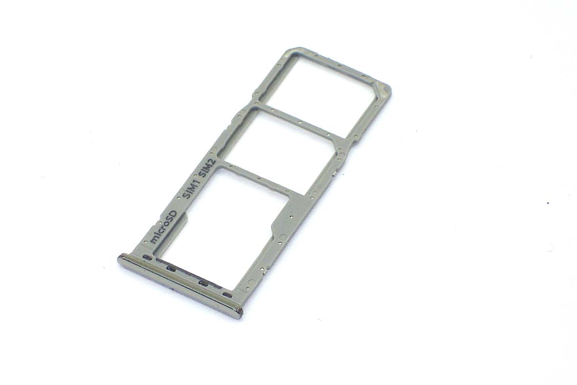 Лоток для SIM-карты Samsung Galaxy A20/A30/A50/A70 (A205F/A305/A505/A705F) серебристый