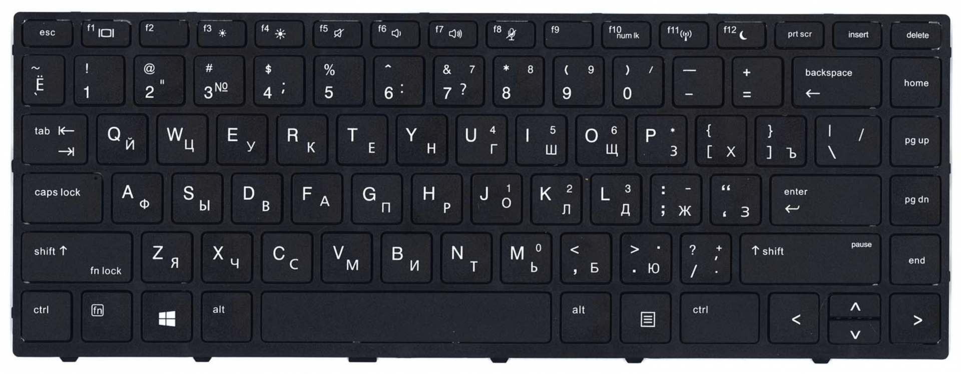 Клавиатура HP ProBook 440 G5 2SY21EA без подсветки, OEM